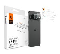 Spigen EZ Fit Pro Optik Camera Lens Protector for Google Pixel 11 | 2 Pack, Transparent, 9H Hardness Tempered Glass, Full Module Coverage, Precise Lens Cutouts, Flash-Safe, Crystal Clear