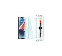 Spigen Glas.tR EZ Fit Sensor Protection Tempered Glass Screen Protector for iPhone 16e, iPhone 14, iPhone 13, iPhone 13 Pro - 2 Pack