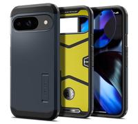 Spigen for Google Pixel 9/9 Pro, Tough Armor Case [Military-Grade Drop Protection] - Metal Slate
