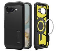 Spigen for Google Pixel 9a, Tough Armor(AI) MagFit Case Compatible with MagSafe Accessories [Military-Grade Drop Protection] - Black