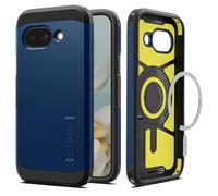 Spigen for Google Pixel 9a, Tough Armor(AI) MagFit Case Compatible with MagSafe Accessories [Military-Grade Drop Protection] - Navy Blue