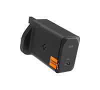 Spigen GaN 651 65W PPS USB C Charger Super Fast Charging 2.0 for Samsung Galaxy S24 Ultra Plus Galaxy Book 2 3 Pro 360 Macbook Air Pro Steam Deck USB Type C Laptop charger adapter (Cable Included)