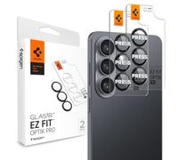 Spigen Glas.tR EZ Fit Optik Pro Tempered Glass Camera Lens Protector for Samsung Galaxy S26, Black - 2 Pack