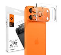 Spigen Glas.tR EZ Fit Optik Pro XL Tempered Glass Camera Lens Protector for iPhone 17 Pro, Cosmic Orange - 1 Pack
