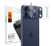Spigen Glas.tR EZ Fit Optik Pro XL Tempered Glass Camera Lens Protector for iPhone 17 Pro Max, Deep Blue - 1 Pack