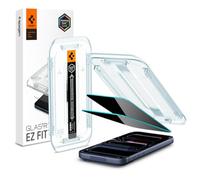 Spigen Glas.tR EZ Fit Privacy Tempered Glass Screen Protector for iPhone 17 Pro / 17, iPhone 16 Pro - 2 Pack