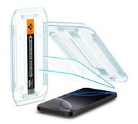 Spigen Glas.tR EZ Fit Tempered Glass Screen Protector for iPhone 16 Pro - 2 Pack