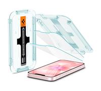 Spigen Glas.tR EZ Fit Tempered Glass Screen Protector for iPhone 16e, iPhone 14, iPhone 13, iPhone 13 Pro - 2 Pack