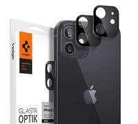 Spigen Glas.tR Optik Tempered Glass Camera Lens Protector for iPhone 12 - Black 2 Pack