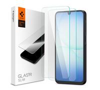 Spigen Glas.tR Slim Screen Protector Compatible with Samsung Galaxy A17, A17 5G, Galaxy A26 5G, Galaxy A16, Galaxy A16 5G, Pack of 2, Crystal Clear, High Resolution, Scratch-Resistant, 9H Hardness