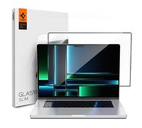 Spigen Glas.tR Slim Tempered Glass Screen Protector for MacBook Pro 14 inch (M4 / M4 Pro / M4 Pro Max / M3 series / M2 series / M1 series), 9H Hardness, Crystal Clarity, Full Cover