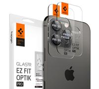 Spigen Glass EZ Fit Optics Pro 2 Pack, black - iPhone 15 Pro/15 Pro Max/14 Pro/14 Pro Max
