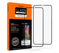 Spigen Glass FC 2 Pack, black - iPhone 11 Pro/XS/X