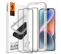 Spigen Glass tR AlignMaster HD 1 Pack, FC black - iPhone 14/13 Pro/13