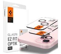 Spigen Glass tR EZ Fit Optics Pro 2 Pack, pink - iPhone 15/15 Plus/14/14 Plus
