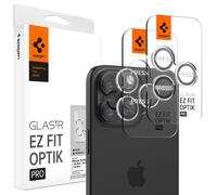Spigen Glass tR EZ Fit Optik Pro 2 Pack, crystal clear - iPhone 15 Pro/15 Pro Max/14 Pro/14 Pro Max