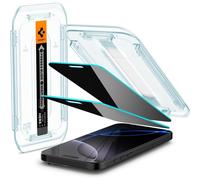 Spigen Glas.tR EZ Fit Privacy Tempered Glass Screen Protector for iPhone 16 Pro Max - 2 Pack