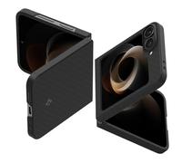 Spigen [Improved Design Air Skin Aramid Case Compatible with Samsung Galaxy Z Flip 6 - Black