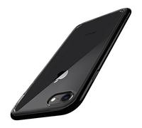 Spigen iPhone 7 Case, iPhone 8 Case, [Neo Hybrid Crystal 2nd Gen] Clear Hard Cover and Reinforced Hard Bumper Frame for iPhone 7 (2017) [Jet Black]