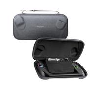 Spigen Klasden Gaming Pouch Carrying Case for 7-Inch Handheld Consoles, Compatible with ASUS ROG Ally / ROG Ally X / MSI Claw A1M / MSI Claw 7AI+ - Charcoal Gray