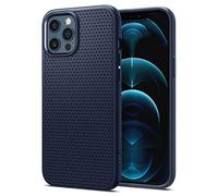 Spigen Liquid Air Case Compatible with iPhone 12 Pro / 12 - Navy Blue