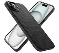 Spigen Liquid Air Case Compatible with iPhone 15 Plus - Matte Black