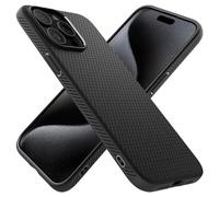 Spigen Liquid Air Case Compatible with iPhone 15 Pro Max - Matte Black
