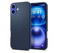 Spigen Liquid Air Case Compatible with iPhone 16 Plus - Navy Blue