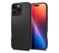 Spigen Liquid Air, matte black - iPhone 16 Pro