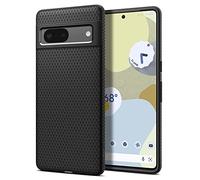 Spigen Liquid Air Case Compatible with Google Pixel 7, Thermoplastic Polyurethane |Shock-Absorbent| Wireless Charging Compatible - Matte Black