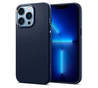 Spigen Liquid Air Case for iPhone 13 Pro - Navy Blue | Anti-Slip Textured Grip, Wireless Charge Ready, Patented Air Cushion, MIL-STD-810H Military-Grade Drop Protection