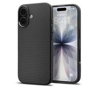 Spigen Liquid Air Case for iPhone 17 - Matte Black | Anti-Slip Textured Grip, Wireless Charge Ready, Patented Air Cushion, MIL-STD-810H Military-Grade Drop Protection