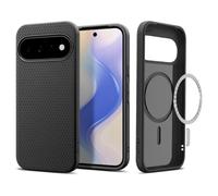 Spigen Liquid Air Magfit Case for Google Pixel 11 - Matte Black | PixelSnap & MagSafe Compatible, Qi2 Certified, Up to 25W Wireless Charging, Textured Grip, Military-Grade Drop Protection