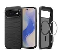 Spigen Liquid Air Magfit Case for Google Pixel 11 Pro - Matte Black | PixelSnap & MagSafe Compatible, Qi2 Certified, Up to 25W Wireless Charging, Textured Grip, Military-Grade Drop Protection