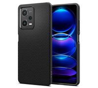 Spigen Liquid Air Phone Case Compatible with Xiaomi Redmi Note 12 Pro 5G and POCO X5 Pro 5G - Matte Black