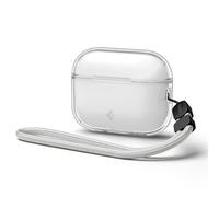 Spigen Liquid Crystal Case for AirPods Pro 3 (2025) | Slim transparent TPU case with lanyard for flexible everyday carry protection - Crystal Clear
