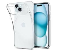 Spigen Liquid Crystal Case for iPhone 15 Plus - Crystal Clear | Anti-Yellowing Crystal Clarity, Wireless Charge Ready, Patented Air Cushion, MIL-STD-810H Military-Grade Drop Protection