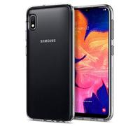 Spigen, Liquid Crystal, Compatible with Galaxy A10e, Crystal Clear Anti Smudge Transparent Slim Flexible TPU Phone Cover for Samsung Galaxy A10e