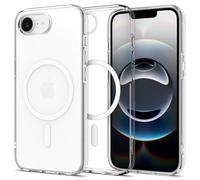 Spigen Liquid Crystal MagFit Case for iPhone 17e / 16e, MagSafe Compatible Phone Cover [Anti-Yellowing] [Military-Grade Drop Protection] - Clear White