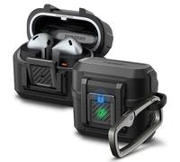 Spigen Lock Fit Case Compatible with Samsung Galaxy Buds 3 Pro | Samsung Galaxy Buds 3 - Matte Black