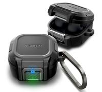 Spigen Lock Fit Designed for Galaxy Buds Core (2025) / FE (2023) / Buds2 Pro (2022) / Buds 2 (2021) / Buds Pro (2021) / Buds Live (2020) Case with Secure Lock Protection - Black