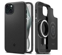 Spigen Mag Armor MagFit Case for iPhone 15/14, [MagSafe Compatible] [Military Grade Drop Protection] - Matte Black
