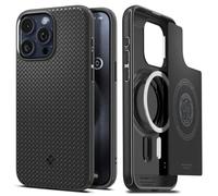 Spigen Mag Armor MagFit Case for iPhone 15 Pro Max, Compatible with MagSafe Accessories - Matte Black