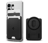 SPIGEN MagSafe Wallet for Galaxy S26/S25/S24 Plus/Ultra Z Fold 7 Pixel 10 Pro XL/10a iPhone 17 16 15 14 MagSafe Case Card Holder, Built-in Magnetic Ring Urban Fit 3 Cards Phone Wallet (Black)