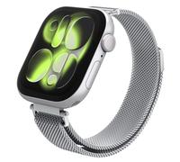 Spigen Metal Band with Magnet Strap Compatible with Apple Watch Strap 11/10 42mm, 9/8/7 41mm, 6/SE/5/4 40mm and 3/2/1 38mm - Silver