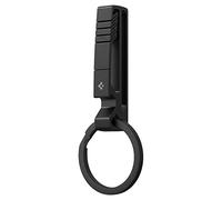 Spigen Metal Fit Titanium Belt Loop Keychain Key Clip for Belt Key Ring Holder Key Chain Clip with Detachable Key Ring Key Chain for Men - Black