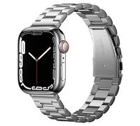 Spigen Modern Fit Stainless Steel Metal Band Strap Compatible with Apple Watch Ultra 3/2/1 (49mm), Series 11/10/9/8/SE (46/45/44/42mm)- Silver