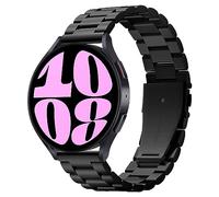 Spigen Modern Fit Titanium Stainless Steel Metal Band Strap Compatible with Samsung Galaxy Watch 7/6/5/4/FE (44/40mm), Classic 6/4 (47/46/43/42mm), 5 Pro, Active 2/1 - Silver