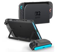 Spigen Nano Pop Case Compatible with Nintendo Switch 2 2025 Case with Built-in Stand - Black Sesame