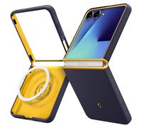 Spigen Nano Pop MagFit Case for Samsung Galaxy Z Flip 7, Compatible with MagSafe Accessories - Blueberry Navy